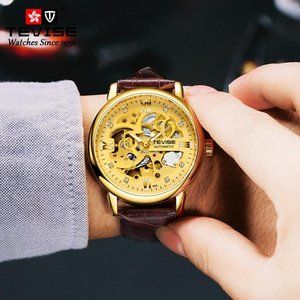 TEVISE New Watch Hot Waterproof Business Men's Mechanical Watch T869